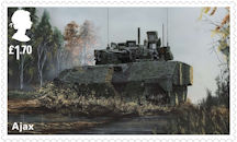 British Army Vehicles £1.70 Stamp (2021) Ajax