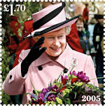 Her Majesty the Queens Platinum Jubilee £1.70 Stamp (2022) May 2005, Alberta