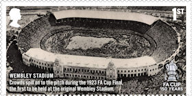 The FA Cup 1st Stamp (2022) Wembley Stadium 