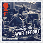 Unsung Heroes: Women of World War II 1st Stamp (2022) Powering The War Effort