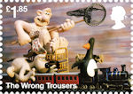 Aardman Classics £1.85 Stamp (2022) The Wrong Trousers