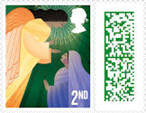 Christmas 2022 2nd Stamp (2022) The Annunciation