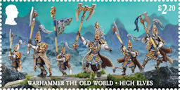 Warhammer £2.20 Stamp (2023) Warhammer: The Old World - High Elves