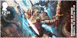 Warhammer £2.20 Stamp (2023) Warhammer Age of Sigmar : Yndrasta, the Celestial Spear