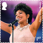 Dame Shirley Bassey 1st Stamp (2023) Performing at the Safeway Picnic in the Park 2002