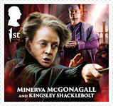 Harry Potter 1st Stamp (2023) Professor Minerva McGonagall and Kingsley Shacklebolt