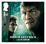 Harry Potter 1st Stamp (2023) Fenrir Greyback and Scabior