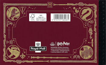 Booklet pane for Harry Potter (2023)
