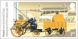 Steam Locomotives 1st Stamp (2025) Rocket