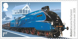 Steam Locomotives 1st Stamp (2025) Mallard