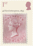 The Stamps of Queen Victoria 1st Stamp (2025) 4d first letterpress (1855)