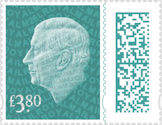 Definitive Tariff 2026 £3.80 Stamp (2026) Aqua Green