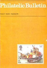 British Philatelic Bulletin Volume 19 Issue 1