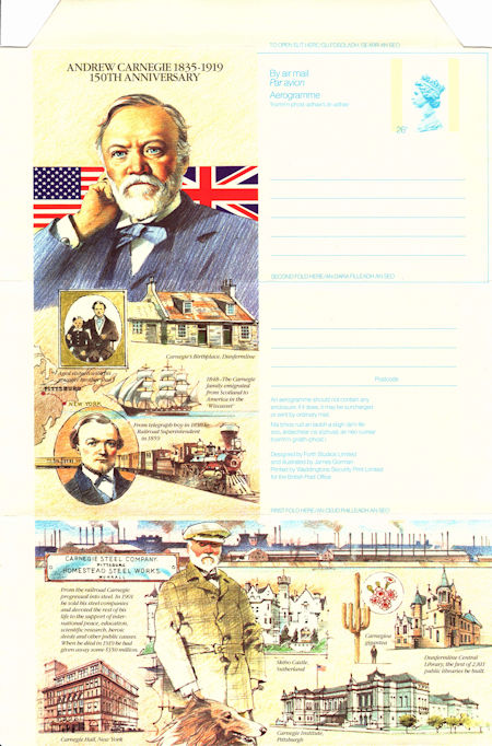 GB Aerogrammes from Collect GB Stamps