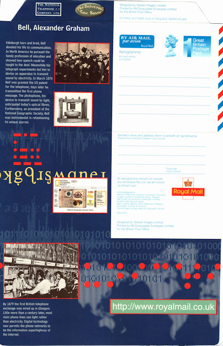 GB Aerogrammes from Collect GB Stamps