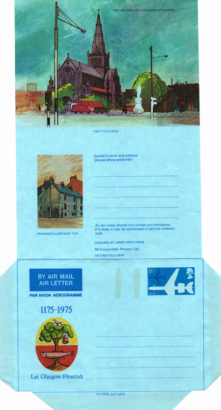 GB Aerogrammes from Collect GB Stamps