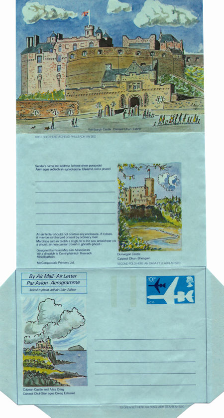 GB Aerogrammes from Collect GB Stamps