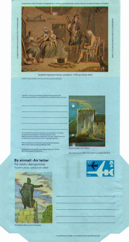 GB Aerogrammes from Collect GB Stamps