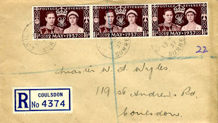 1937 Other First Day Cover from Collect GB Stamps