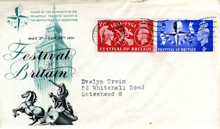1951 Other First Day Cover from Collect GB Stamps