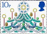 Christmas 1980 10p Stamp (1980) Christmas Tree