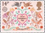 Folklore 14p Stamp (1981) St Valentines Day