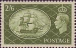 2s6d, HMS Victory from Festival High Value (1951)