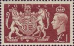 £1, Royal Coat of Arms from Festival High Value (1951)