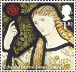 Morris and Company £1.10 Stamp (2011) The Merchant's Daughter - Edward Burne-Jones