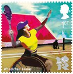 Olympic & Paralympic Games 1st Stamp (2011) Wheelchair Tennis
