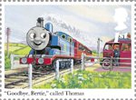 Thomas the Tank Engine 1st Stamp (2011) Thomas and Bertie the Bus