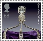 The Crown Jewels 68p Stamp (2011) Queen Mary’s Crown