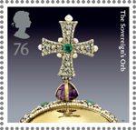 The Crown Jewels 76p Stamp (2011) The Sovereign’s Orb