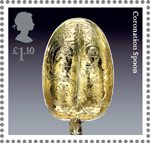 The Crown Jewels £1.10 Stamp (2011) Coronation Spoon