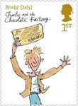 Roald Dahl 1st Stamp (2012) Charlie and the Chocolate Factory