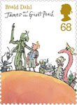 Roald Dahl 68p Stamp (2012) James and the Giant Peach