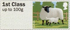 1st, Suffolk from Post & Go - British Farm Animals I - Sheep (2012)