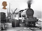 Classic Locomotives of Scotland £1.10 Stamp (2012) BR 4P No. 54767
