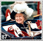 87p, Garter Ceremony 1997 from The Queens Diamond Jubilee (2012)