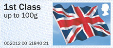 Post & Go Union Flag 1st Stamp (2012) Union Flag