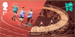 Welcome to the London 2012 Olympic Games 1st Stamp (2012) Athletics - Olympic Stadium