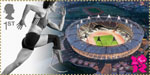 Welcome to the London 2012 Paralympic Games 1st Stamp (2012) Athletics – The Olympic Stadium