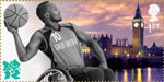 Welcome to the London 2012 Paralympic Games 1st Stamp (2012) Wheelchair Basketball – The Palace of Westminster and Big Ben