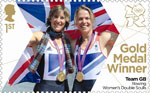 Team GB Gold Medal Winners 1st Stamp (2012) Rowing: Women's Double Sculls - Team GB Gold Medal Winners