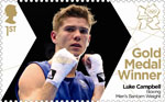 Team GB Gold Medal Winners 1st Stamp (2012) Boxing: Men's Bantam Weight - Team GB Gold Medal Winners