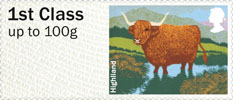 1st, Highland from Post & Go - British Farm Animals III - Cattle (2012)