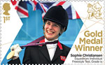 Paralympics Team GB Gold Medal Winners  1st Stamp (2012) Equestrian: Individual Freestyle Test, Grade 1a - Paralympics Team GB Gold Medal Winners 
