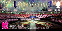 Memories of London 2012 £1.28 Stamp (2012) Olympic Games - Closing Ceremony and Handover to Rio