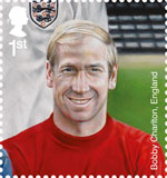 Football Heroes 1st Stamp (2013) Bobby Charlton