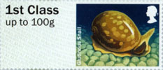 Post & Go: Ponds - Freshwater Life 1 1st Stamp (2013) Glutinous Snail